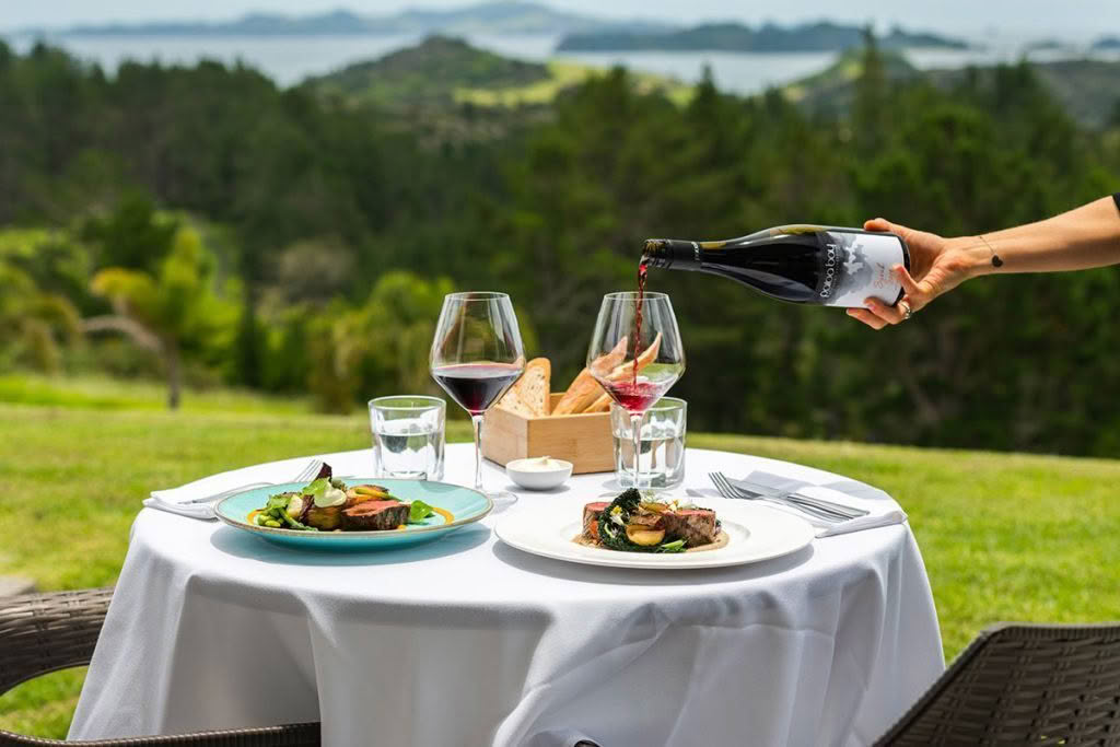 Sage-Paroa-Bay-Cuisine-Good-Food-Guide-2024-Table-set-up